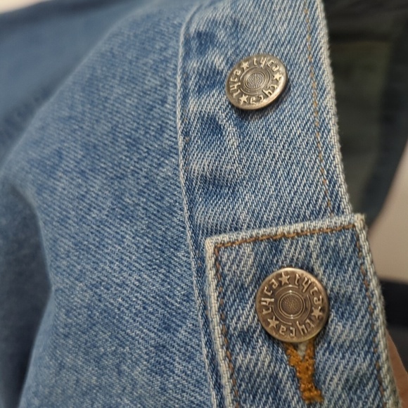 Wow- Rosie the Riveter Women's Labor Union Mint Vintage Denim Jacket sz XL - Picture 9 of 9